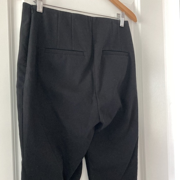 LOFT 10 High waist black ankle pants elastic waist - Picture 7 of 13
